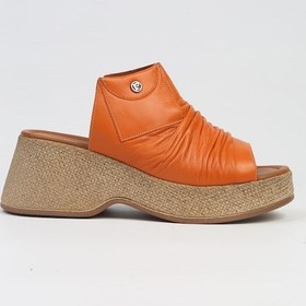 Resim Pierre Cardin Pc-7211- 3807 Turuncu-kadın Topuklu Terlik Turuncu 