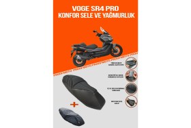 Resim PROOFMOTO VOGE SR4 PRO Konfor Sele ve Yağmurluk Kılıf 