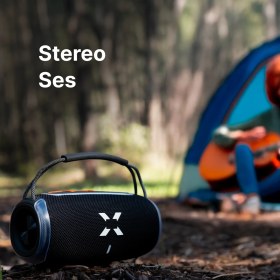 Resim Xenon Smart Kablosuz Bluetooth Hoparlör Rgb Işıklı 20w Tws Ses Bombası X6701 