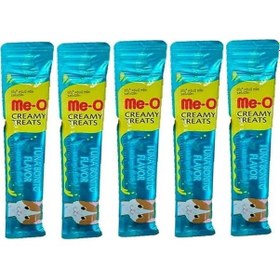 Resim Me-O Ton Balık ve Palamut Balıklı Kedi Likit Ödül Maması 5 x 15 G 