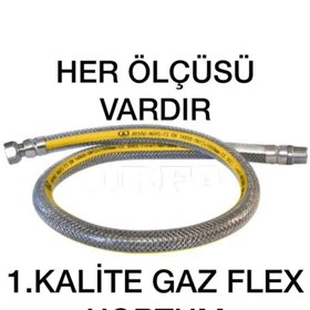 Resim Empressco 75cm Doğalgaz Flex Hortumu, Güvenli ve Kolay Bağlantı 
