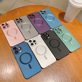 Resim iPhone 16 15 14 13 12 11 Pro Max için Manyetik Kablosuz Şarj Kılıfı Mat Yumuşak TPU Lens Koruma Kapağı 16 15 14 Plus Lüks Elektrokaplama Estetik X Xr Xs Tam Kamera Koruyucu Kılıf 