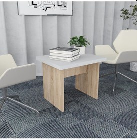 Resim Oliver 5'li Ofis Takımı Model 4 Meşe Beyaz 