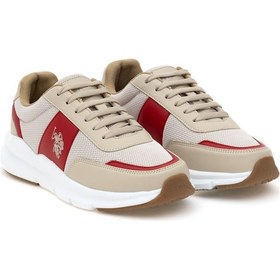 Resim U.S. Polo Assn. Kadın Bej Spor Ayakkabı 50306275-VR011 