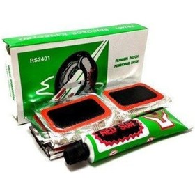 Resim Motosiklet Bisiklet Lastik Yama Seti Solüsyon+24 Adet Yama 