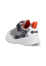 Resim Slazenger KAORU IN Çocuk Cırt Cırtlı Gri / Turuncu Sneaker 