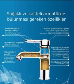 Resim Foma Luxury Evye Mutfak Bataryası Tse Li 1004 Krom 