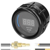 Resim Geeroyoo 52mm Dijital Led Ekranlı Su Sıcaklık Göstergesi Sensörlü Alarm 20-120 Tüm Araçlar İçin Jzr-gy 