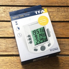 Resim Sevgift Tfa-Dostmann 38.2020 "triple Time" Üç Ekranlı Dijital Zamanlayıcı(Alman) 
