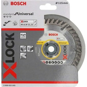 Resim Bosch X-Lock Standard For Universal 115 mm Elmas Kesici Disk - 2608615165 