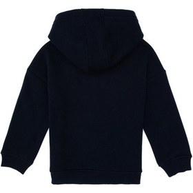 Resim U.S. Polo Assn. Kız Çocuk Lacivert Şardonlu Kapüşonlu Sweatshirt 50317890-VR033 