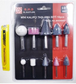 Resim ozbience Mini Kalıpçı Taşlama Seti, 10 Parça, Çok Yönlü ve Pratik Kullanım 