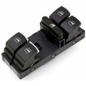 Resim Mga-31309 - Cam Açma Anahtarı Sol Dörtlü Krom Golf Iv Passat 