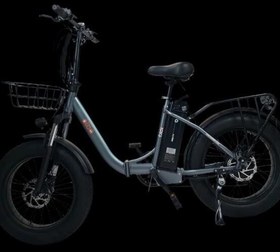 Resim Alba Fold S Fat Bike Elektrikli Katlanır Bisiklet Gri 