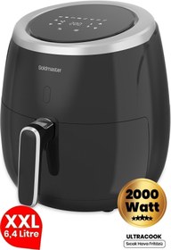 Resim GoldMaster Ultracook 2000 Watt Xxl Dokunmatik Yağsız Sıcak Hava Fritöz 
