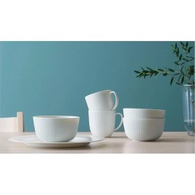 Resim Hepta Collection 2 Li Kase Seti Beyaz Renk 13 cm Zarif-Modern Salata,yemek Kasesi 