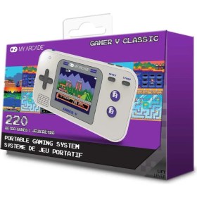 Resim My Arcade Gamer V Retro Konsol 220 Oyun Gri-Mor Con.Marc-3920 