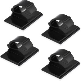 Resim Guangdong Spirit Srıwen 50 Adet. Kendinden Yapışkanlı Kablo Kelepçesi Plastik Dikdörtgen Kablo Klipsleri Kablo Bağı Araba Için Hızlı Bağlama Kablo Tel Yönetim Tutucu 