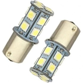 Resim Space Tek Duy Düz Tırnak LED Ampul 13SMD 3W 12V Mavi / LAAM696 