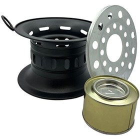 Resim Argeus Jel Yakıtlı Siyah Osmanlı Ocağı 