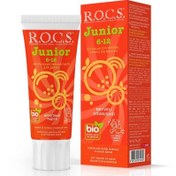 Resim Rocs Junior Meyveli Gökkuşağı Diş Macunu 6-12 Yaş 60ml 