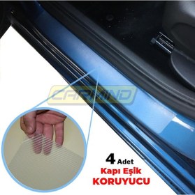 Resim Carmind Şeffaf Araç Kapı Içi Koruma Folyosu Karbon Desenli 
