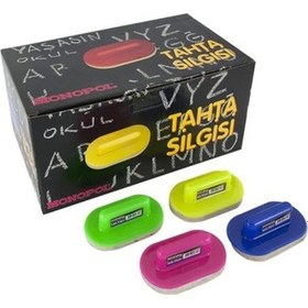 Resim Monopol 1402 Plastik Saplı Tahta Silgisi N11.4951 