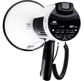 Resim Westa WM-90UBT Usb-Sd-Aux-Mp3-Bluetooth Şarjlı Mikrofonlu 100 Watt Megafon 