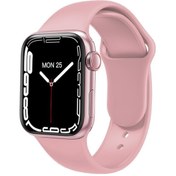 Resim Watch N78 Series7 Yeni Kasa Aktif Konuşma Özellikli Türkçe Son Sürüm Akıllı Saat Pembe Torima