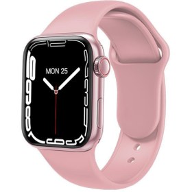 Resim Watch N78 Series7 Yeni Kasa Aktif Konuşma Özellikli Türkçe Son Sürüm Akıllı Saat Pembe 