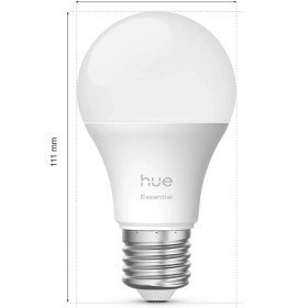 Resim Delixa Hue 8W E27 806 Lumen Renkli Akıllı Ampul A60 