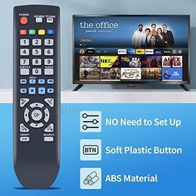 Resim RETROSUN AK59-00113A Samsung Blu-Ray DVD Disk Oynatıcı BD-D5300 BD-D5250C BD-D5250C/ZA BD-D5300C BD-D5300/EN BD-D5300/PE BD-D5300/PE BD-D5300/RU BD-D5300/XA BD ile Uyumlu Yedek Uzaktan Kumanda D-D530 0/XM 