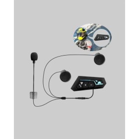 Resim Pileli Store Motosiklet Kask Kulaklığı Bluetooth 5.0 Gürültü Önleme ve Hızlı Bağlantı 