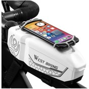 Resim Willowhaven İnce Ayarlı Su Geçirmez Bisiklet Çantası - Telefon Ve Anahtarlık Depolama - Mavi Mavi 