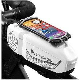 Resim Willowhaven İnce Ayarlı Su Geçirmez Bisiklet Çantası - Telefon Ve Anahtarlık Depolama - Mavi Mavi 