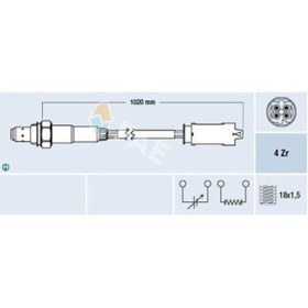 Resim Fae 33104085 LAMBDA SENSÖRÜ BMW M52 54 95- FAE-77238 