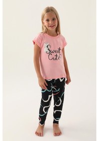 Resim Roly Poly 3399 Garson Sweet Kız Çocuk Pijama Takımı SOMON 