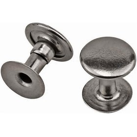 Resim 5 Mm 00 No Platin Renkli Perçin Rivet 30 Adet Gri 