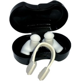 Resim Yumuşak Su Geçirmez Silikon Yüzücü Kulak Tıkacı/Burun Mandalı N11.140 