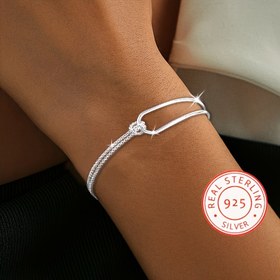 Resim Özenle hazırlanmış, şık yeni minimalist geometrik kolaj bileklik - hipoalerjenik S925 malzemeden üretilmiş, pratik ve çok yönlü. Kadın takısı için ideal, günlük kullanım veya hediye olarak mükemmel, doğum günü veya Noel hediyesi için harika 