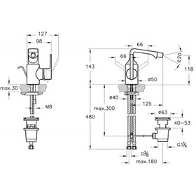 Resim Artema Suit U A4249426 Sifon Kumandalı Bide Bataryası Bakır 