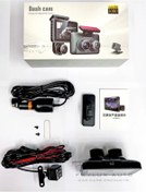 Resim Dash 3 Lensli Araç İçi Kamera DVR FHD 1080p 