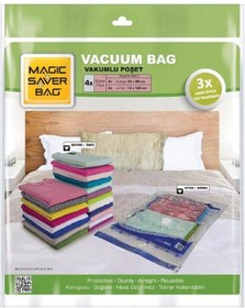 Resim Magic Saver Bag 4'Lü Vakumlu Poşet Seti 2 