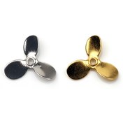 Resim 20'li Paket Üç Yapraklı Spiral Pervane Uçan Balıkçılık Dönen Pullu Yemler Modifiye Edilmiş Spiral Bıçaklar Mikro Nesneler Kavun Tohumu Pullar Aksesuarları At Ağzı için 