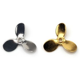 Resim 20'li Paket Üç Yapraklı Spiral Pervane Uçan Balıkçılık Dönen Pullu Yemler Modifiye Edilmiş Spiral Bıçaklar Mikro Nesneler Kavun Tohumu Pullar Aksesuarları At Ağzı için 