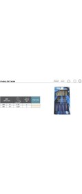 Resim Fett 200MM Tome 5 Parça Eğe Takımı 