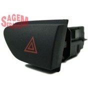 Resim SAGEMFR 500372 Dörtlü Flaşör Düğmesi CLIO IV 