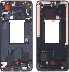 Resim Cbtx Oppo Reno7 5g Çin Pfjm10 Ön Konut Lcd Çerçeve Çerçeve Plakası Siyah 