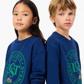 Resim Lacoste Classic Çocuk Mavi Sweatshirt 