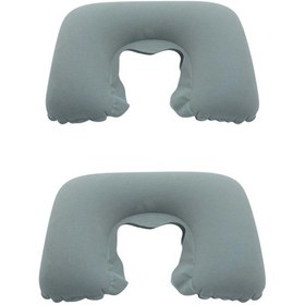 Resim Buffer® 2'Li Seyahat Şişme Ortopedik Uyku Yastığı 